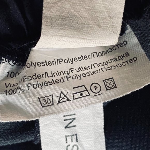 Rukka Motor Bike Bib Pants Sz 28x28 Zip Off Wind Stopper Navy Blue S Vintage - Picture 11 of 14